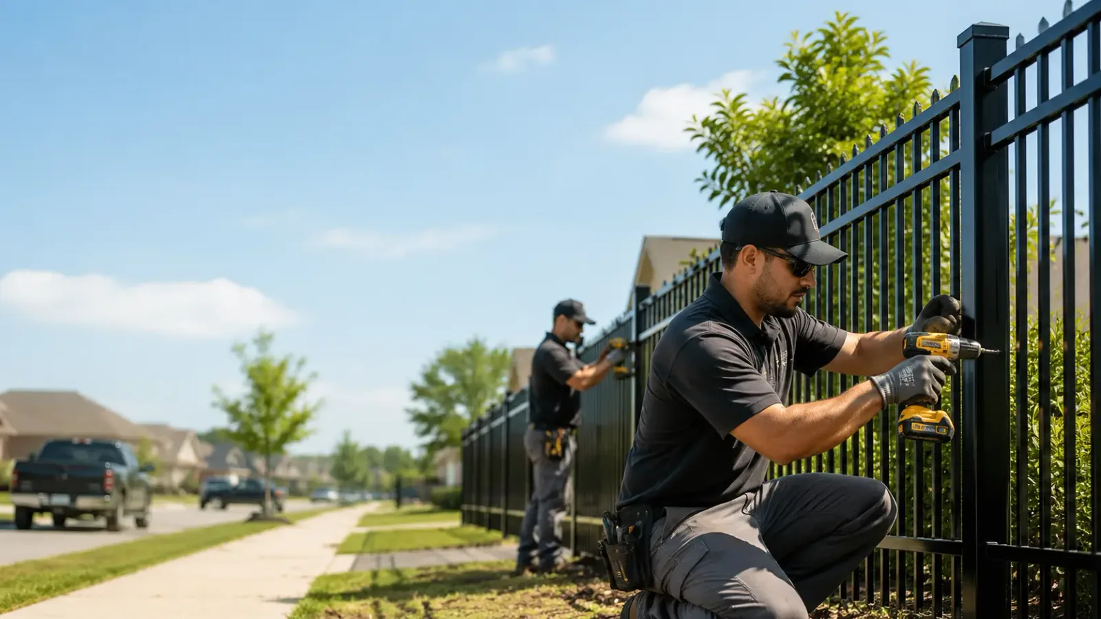 Metal Fence Installation in Hiram, ME